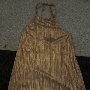 Rose gold Forever 21 dress